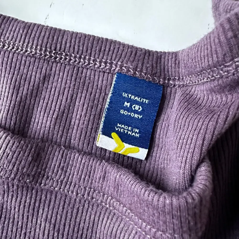 Old Navy purple ribbed